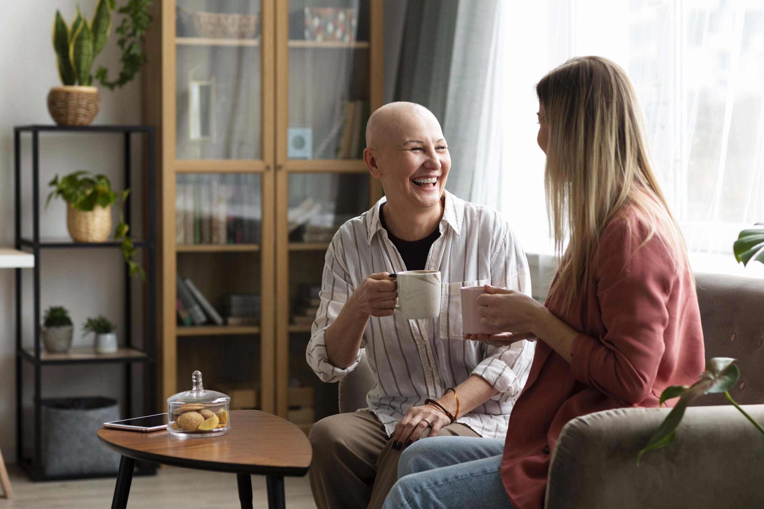 middle-aged-woman-with-skin-cancer-spending-time-with-her-friend